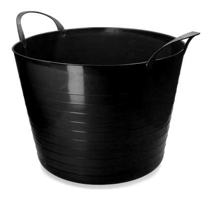 vPlast Emmer V-Trug Flexi 65 l Zwart