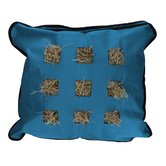 Hay Pillow Slow Feeder Vierkant Blauw