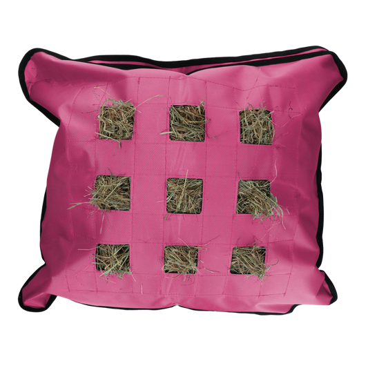 Hay Pillow Slow Feeder Vierkant Roze