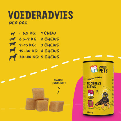 Excellent Pets No Stress Soft Chews 60 Treats