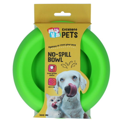 Excellent Pets No-Spill Bowl 300ml Groen S