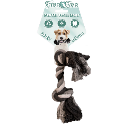 Floss Toss Dental Rope 2 Knot - 30 cm
