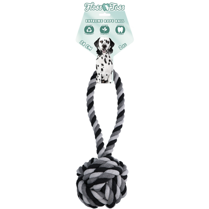 Floss Toss Dental Rope Exteme Tug and Ball - 60 cm