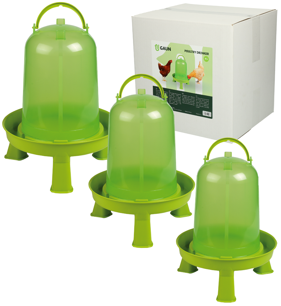 Gaun Pluimvee Drinktoren op Pootjes Limoengroen 1,5 l