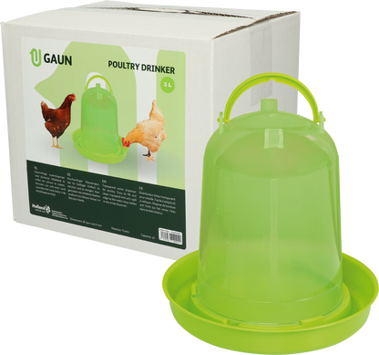 Gaun Pluimvee Drinktoren Limoengroen 3 l