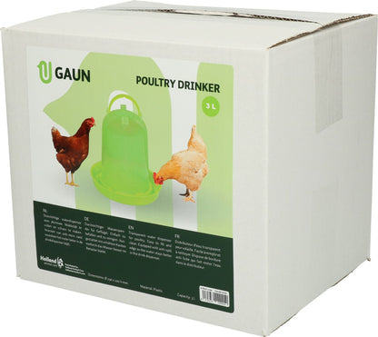 Gaun Pluimvee Drinktoren Limoengroen 3 l