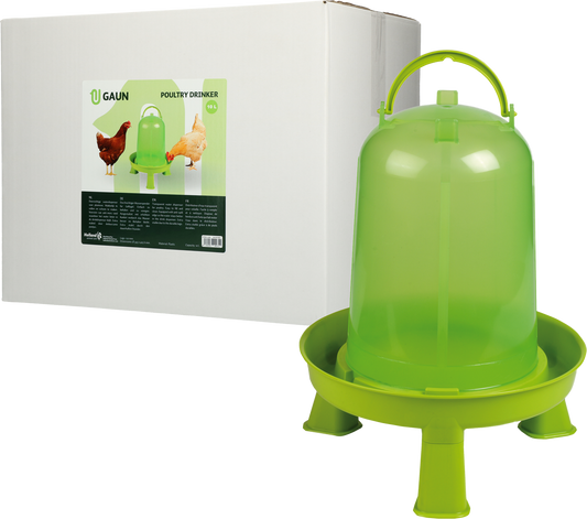 Gaun Pluimvee Drinktoren op Pootjes Limoengroen 10 l