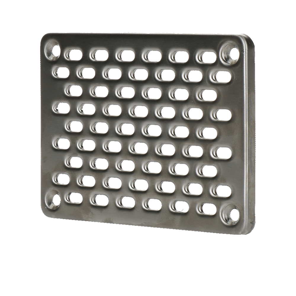 GevelFix Voorzetrooster RVS 10 x 14 cm