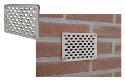 GevelFix Voorzetrooster RVS 10 x 14 cm