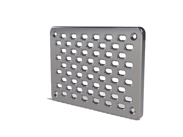 GevelFix Voorzetrooster RVS 10 x 14 cm