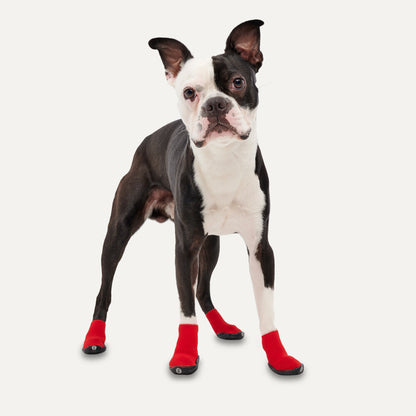Goo-eez Dog Boots Ultras 2 Per Pack XL Rood/Zwart