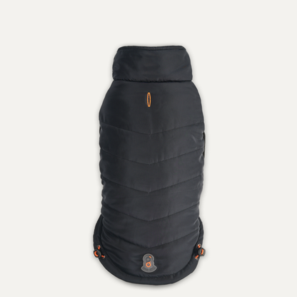 Goo-eez Mock Neck Signature Wrap Jacket M Zwart
