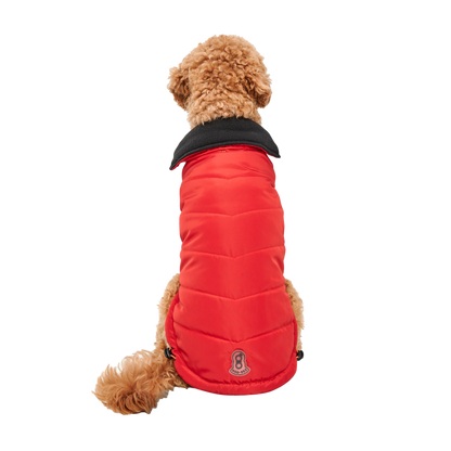Goo-eez Mock Neck Signature Wrap Jacket XXS Rood/Zwart