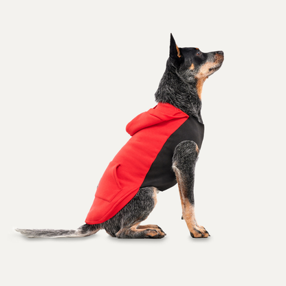 Goo-eez Kangaroo Fleece Hoodie XL Rood/Zwart