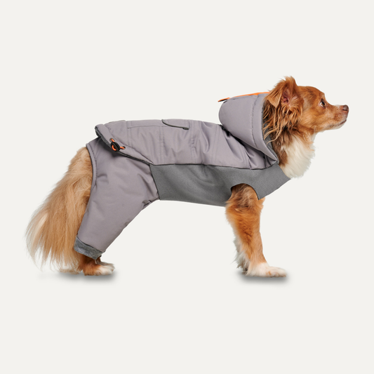Goo-eez Hooded Full Body Snowsuit XS Grijs