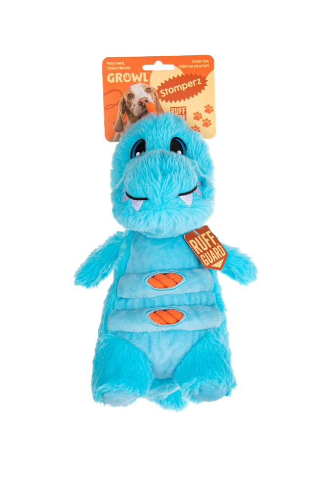 Growl Stomperz Terry de blauwe Tyranosaurus-Rex