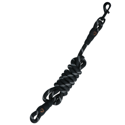 Halstertouw Exclusive Reflective Zwart