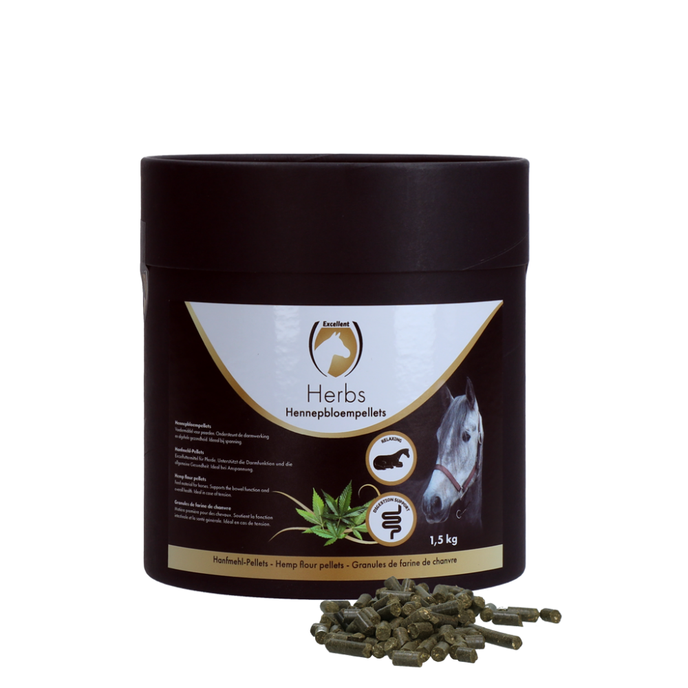 Excellent Horse Herbs Hennepbloempellets 1,5 kg