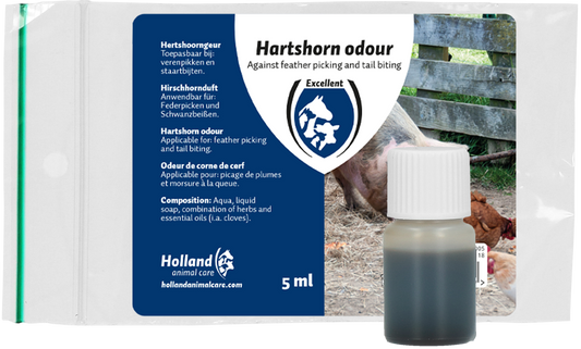 Hertshoorn geur