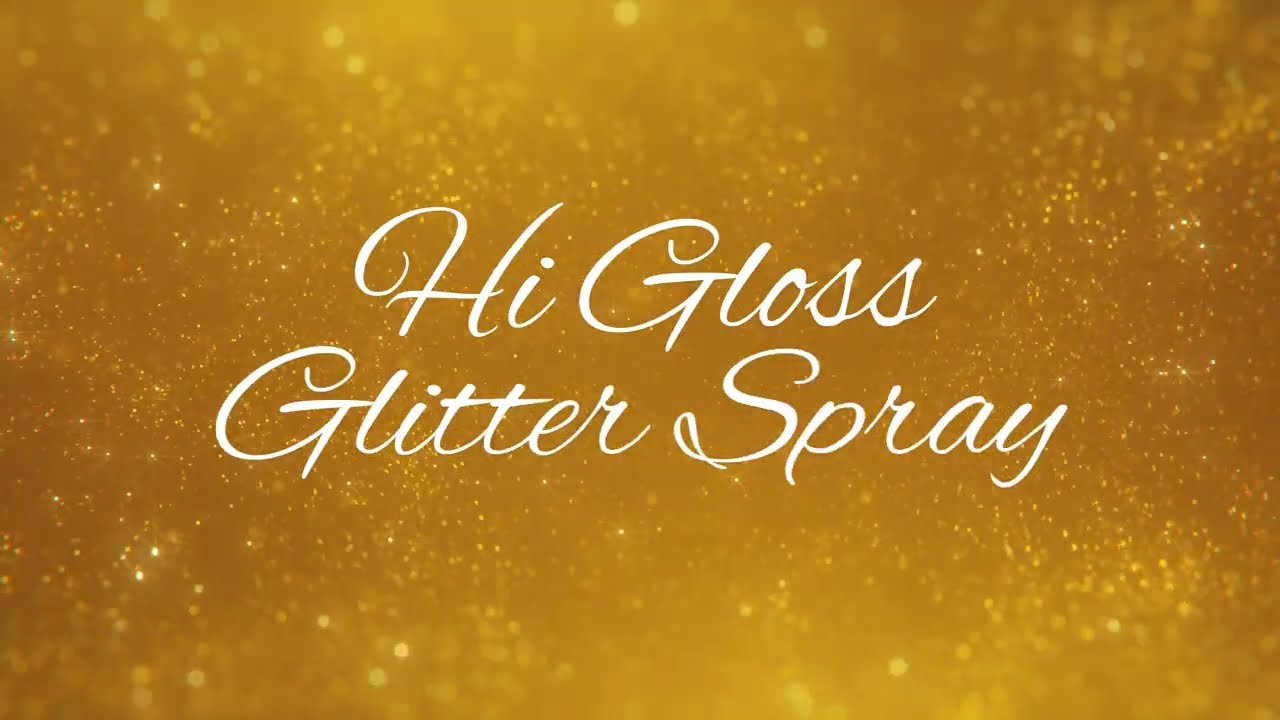 Excellent Horse Hi Gloss Glitter Spray Gold 250 ml