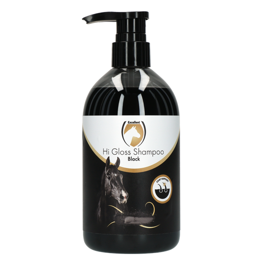 Excellent Horse Hi Gloss Shampoo Zwart 500 ml