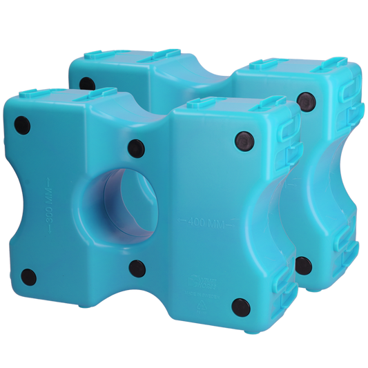 Vplast Cavaletti Hindernisblokken 2 st Blauw