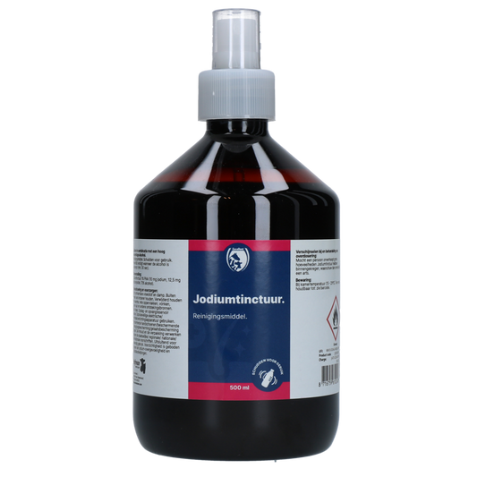 Jodiumtinctuur 1% (10 mg per ml) & 70% Alcohol 500 ml