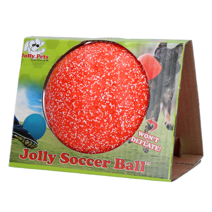 Jolly Soccer Ball Oranje/Wit S (15 cm)