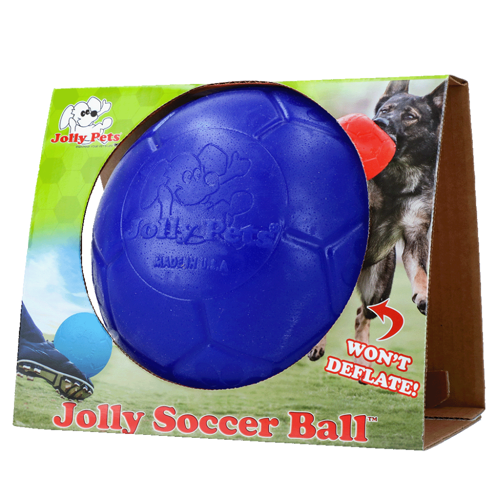 Jolly Soccer Ball Blauw L (20 cm)