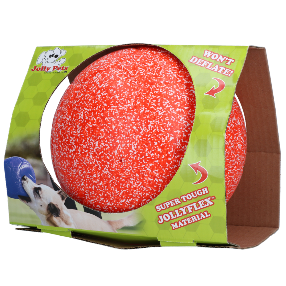 Jolly Soccer Ball 20cm Oranje/Wit