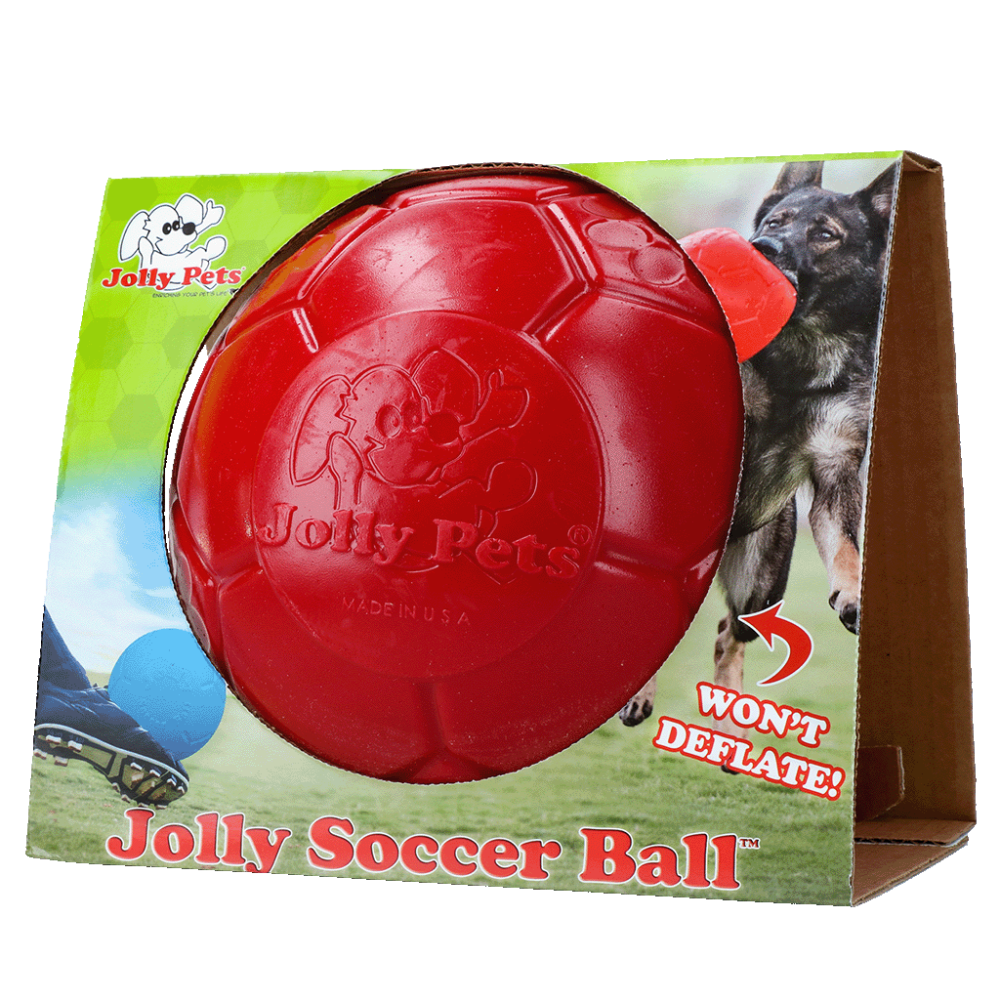Jolly Soccer Ball Rood L (20 cm)