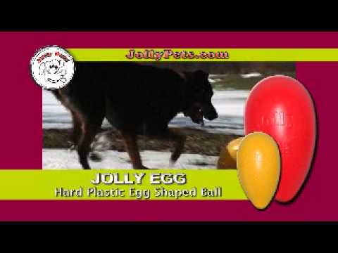 Jolly Egg Geel L (30 cm)