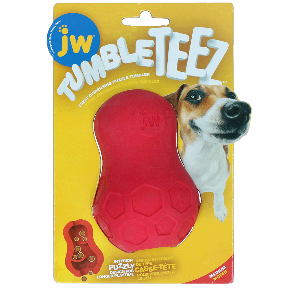 JW Tumble Teez Rood - M