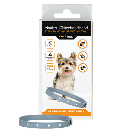 Knock Pest Vlooien/Tekenband Hond 33 cm NL/FR