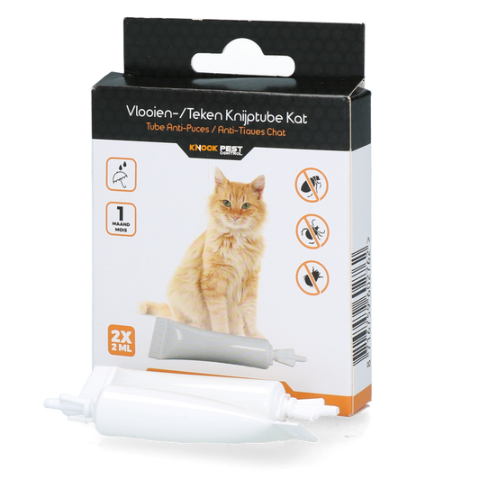 Knock Pest vlooien-tekenpipet Kat NL+FR