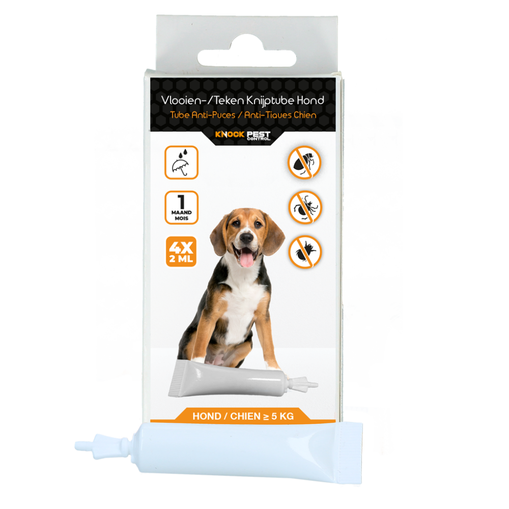 Knock Pest vlooien-tekenpipet Hond 5 tot15 kg NL+FR