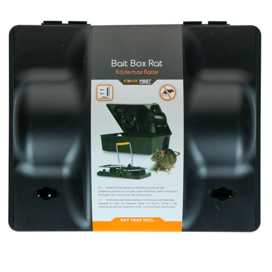 Knock Pest Voerdoos Rat/Muis Dual bait incl. rattenklem