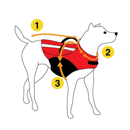 Dog Armor Knockdown Coat (Insect Shield) XXXXS (20cm ruglengte)