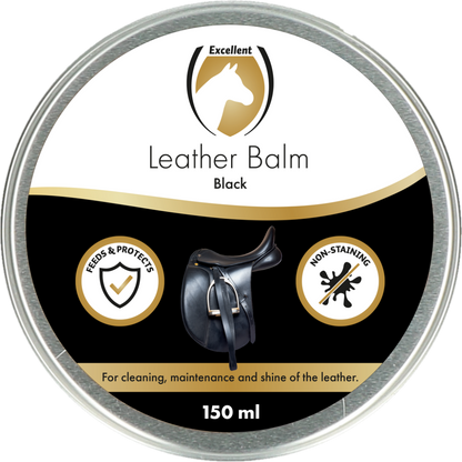 Excellent Leder & Zadel Balm Zwart