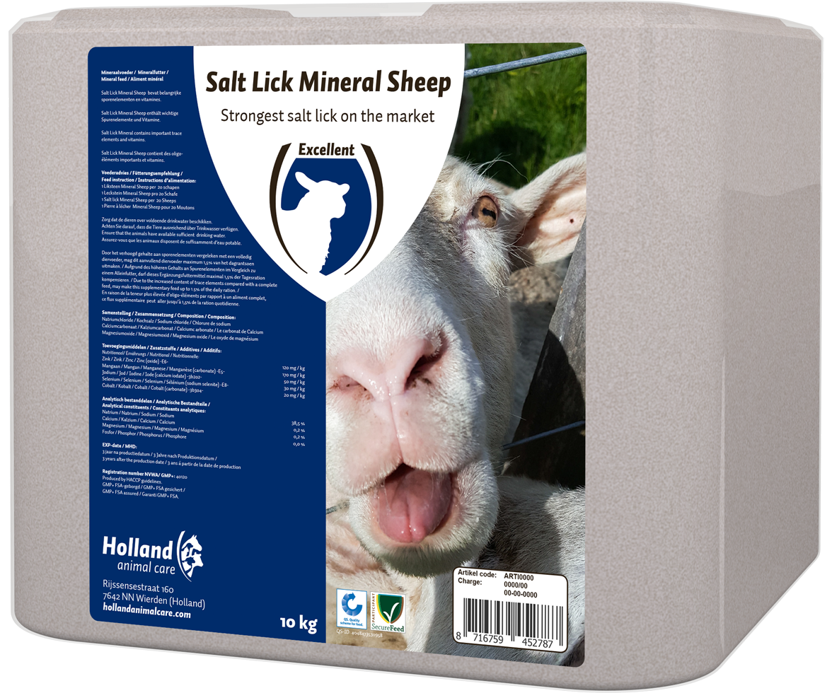 Excellent Liksteen Mineral Schaap 10 kg