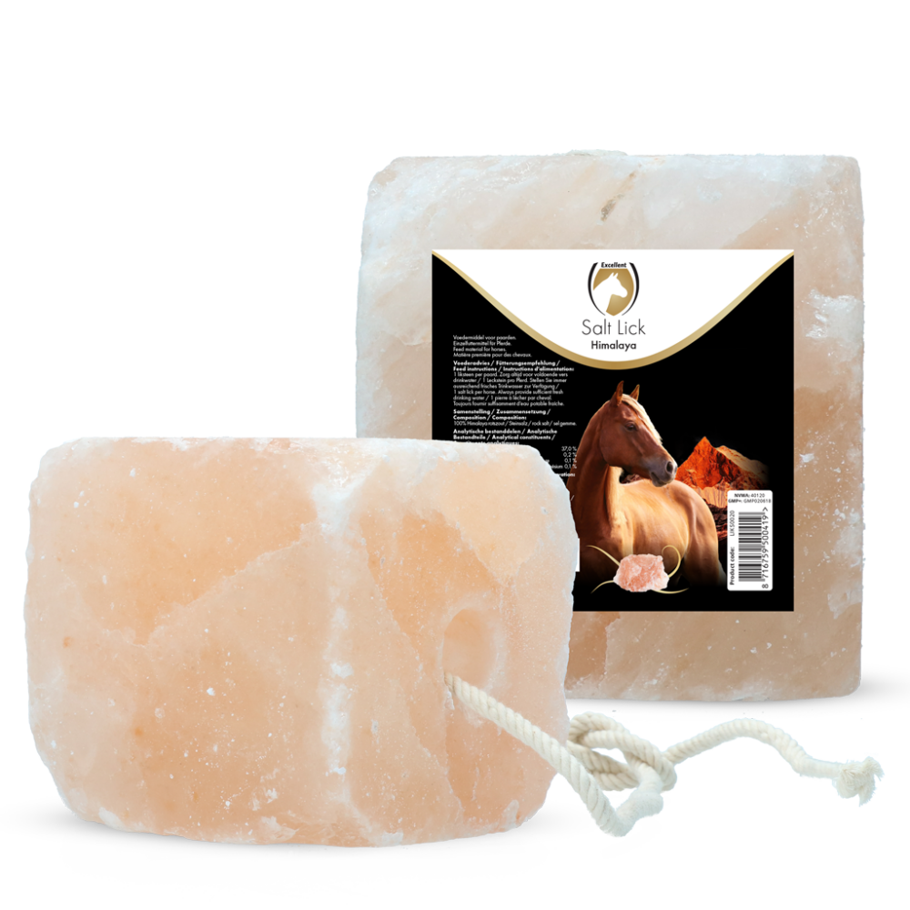 Excellent Horse Salt Lick Himalaya 2-3 kg (Met touw)