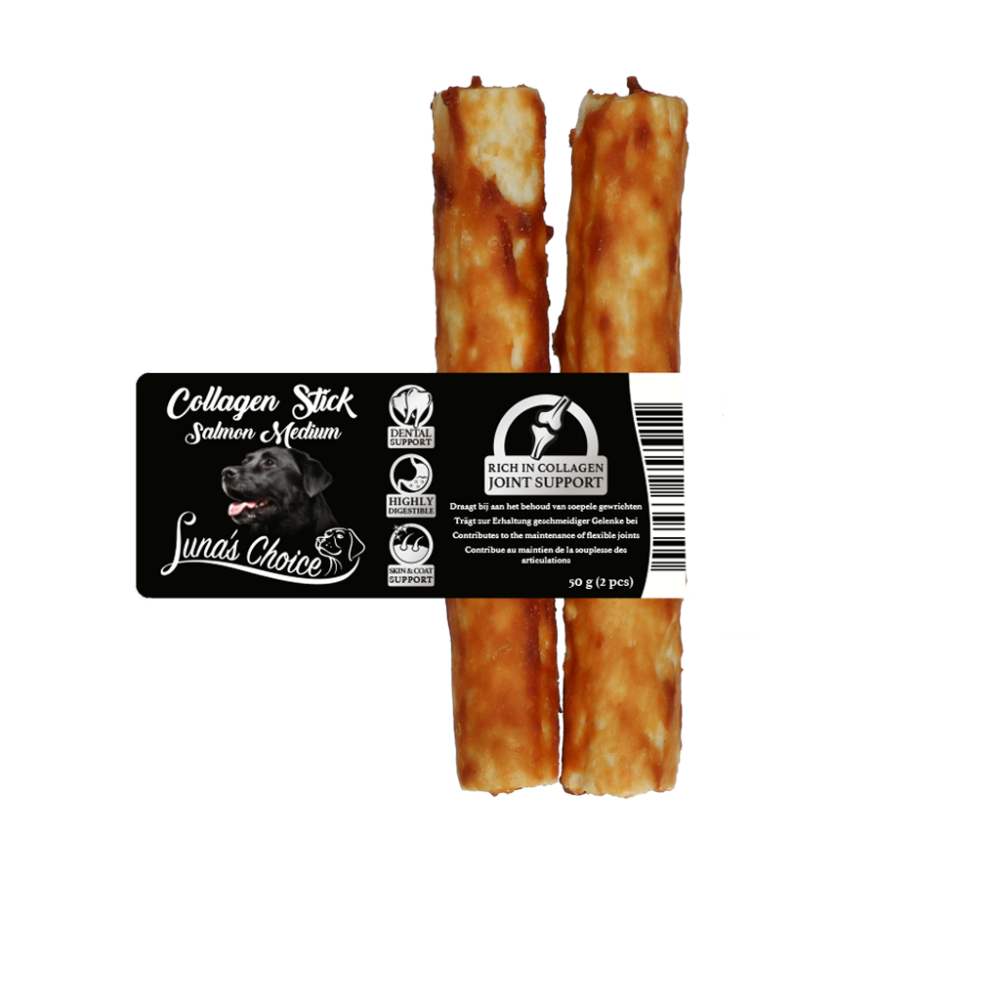 Luna's Choice Collagen Chews Stick Zalm M