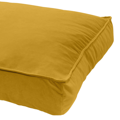 Madison Velours Lounge Cushion Geel L