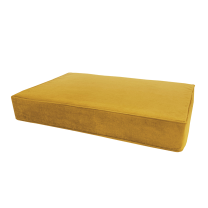 Madison Orthopedisch Kussen Velvet Geel S