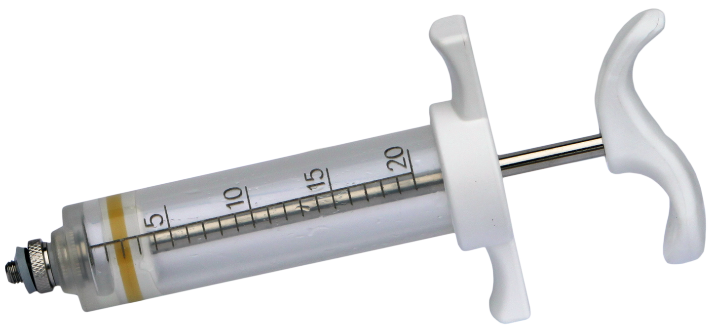 Nylonspuit  5ml Schroef 20 ml