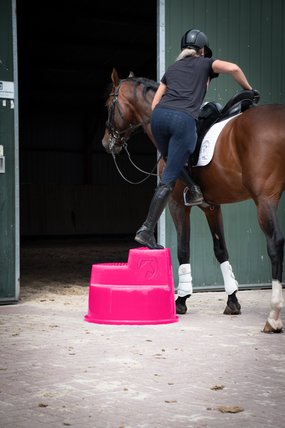 Excellent Horse Opstaphulp 3 Treden Roze