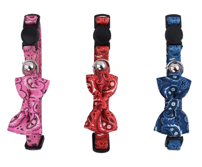 Pawise Cat Collar With Bowknot Roze