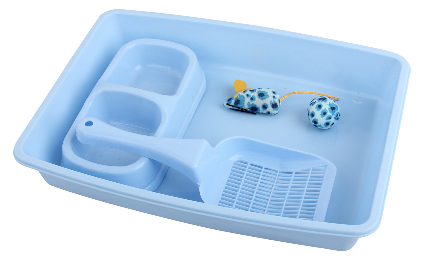 Pawise Kitten Starter Set Blauw