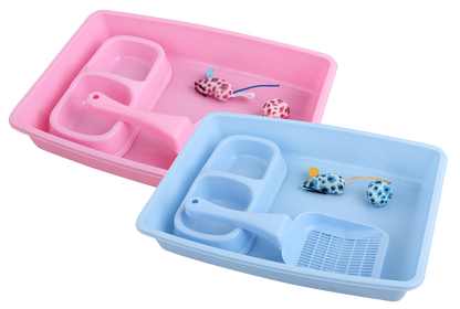 Pawise Kitten Starter Set Blauw