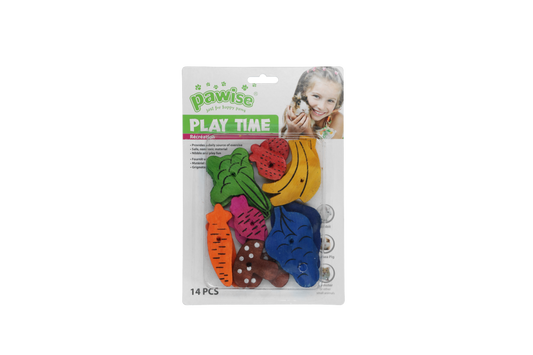Pawise Play Time Small Pet Fruit & Veggie mix